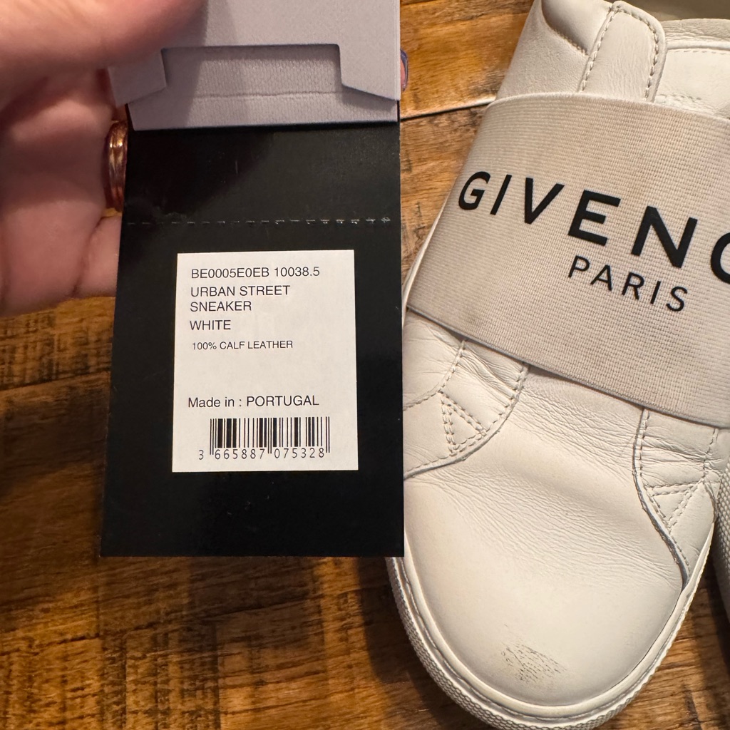 Givenchy Urban White Street Sneakers- Gently Loved